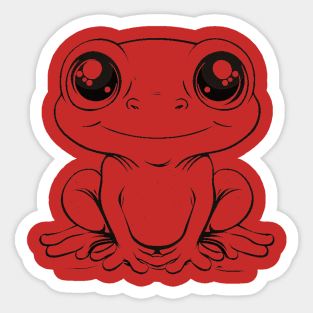 A cute frog Sticker